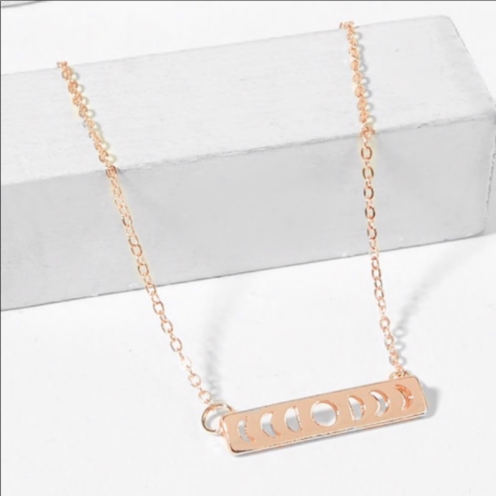 ๐ 5/$35 || ๐ Phases Bar Necklace - Picture 2 of 3
